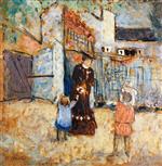 Edouard Vuillard  - Bilder Gemälde - Madame Roussel and Her Children