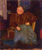Edouard Vuillard  - Bilder Gemälde - Madame Vuillard Seated