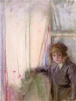 Edouard Vuillard  - Bilder Gemälde - Model in the Artist's Studio