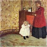 Edouard Vuillard  - Bilder Gemälde - Mother and Child