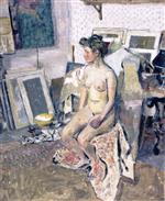Edouard Vuillard  - Bilder Gemälde - Nude in the Studio