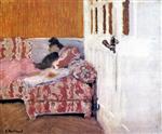 Edouard Vuillard  - Bilder Gemälde - On the Sofa