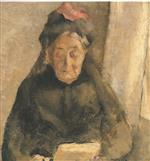 Edouard Vuillard  - Bilder Gemälde - Portrait of my grandmother