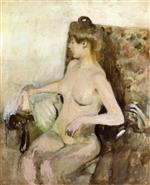 Edouard Vuillard  - Bilder Gemälde - Seated Nude