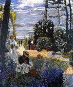 Edouard Vuillard  - Bilder Gemälde - The Garden