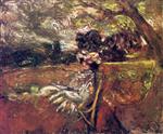 Edouard Vuillard  - Bilder Gemälde - Woman in a Landscape