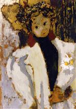 Edouard Vuillard  - Bilder Gemälde - Woman with Daisies