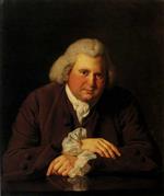 Joseph Wright of Derby  - Bilder Gemälde - Portrait of Dr Erasmus Darwin