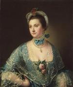 Joseph Wright of Derby  - Bilder Gemälde - Portrait of Mrs Andrew Lindington