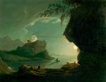 Joseph Wright of Derby  - Bilder Gemälde - Scene near Naples