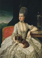 Johann Zoffany - Bilder Gemälde - Archduchess Maria Christina (Mimi)