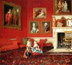 Johann Zoffany  - Bilder Gemälde - George, Prince of Wales and Prince Frederick, later Duke of York