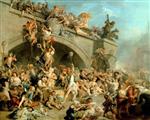 Johann Joseph Zoffany  - Bilder Gemälde - Plundering the King's Cellar at Paris