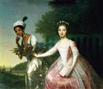 Johann Joseph Zoffany  - Bilder Gemälde - Portrait of Dido Elizabeth Belle Lindsay and her cousin Lady Elizabeth Murray