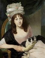 Johann Joseph Zoffany  - Bilder Gemälde - Portrait of Sophia Dumergue