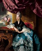 Johann Zoffany  - Bilder Gemälde - Queen Charlotte