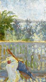 Pierre Bonnard - Bilder Gemälde - Balcony and Umbrella