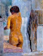 Pierre Bonnard  - Bilder Gemälde - Bathing Woman, Seen from the Back