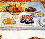 Pierre Bonnard  - Bilder Gemälde - Bowls and Plates of Fruit