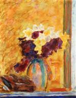 Pierre Bonnard  - Bilder Gemälde - Flowers with Green Pitcher