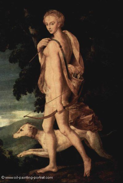 Diana als Jaegerin