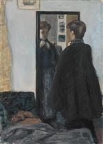 Pierre Bonnard  - Bilder Gemälde - Lady at the Mirror