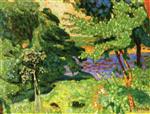 Pierre Bonnard  - Bilder Gemälde - Landscape by the Seine