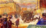Pierre Bonnard  - Bilder Gemälde - Morning in Paris