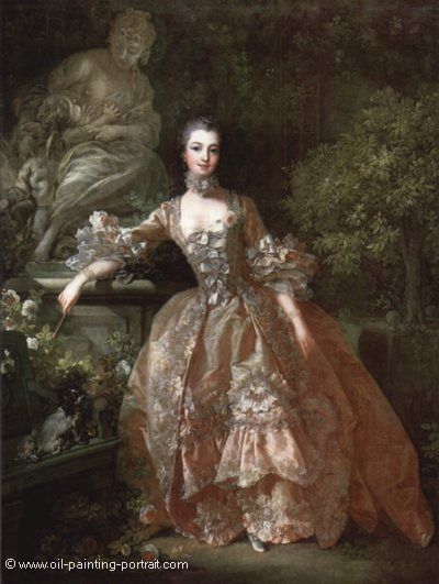 Portrait of Marquise de Pompadour
