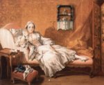 François Boucher - paintings - Portraet der Marie Jeanne Buseau