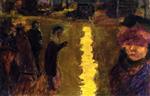 Pierre Bonnard  - Bilder Gemälde - Street Scene, Paris