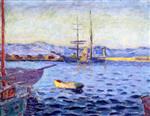 Pierre Bonnard  - Bilder Gemälde - The Port of Saint-Tropez