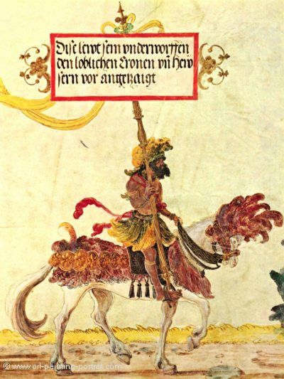 Die kalikutischen Leut  Detail