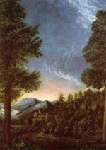 Albrecht Altdorfer - paintings - Danubian Landscape