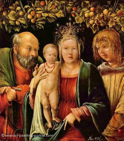 Holy Family with an Angel