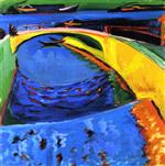Ernst Ludwig Kirchner - Bilder Gemälde - Bridge at the Mouth of the Priessnitz