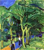 Ernst Ludwig Kirchner  - Bilder Gemälde - Forest Road
