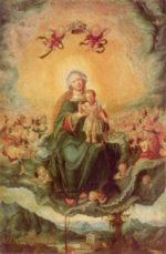 Albrecht Altdorfer - paintings - Madonna in der Glorie
