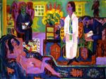 Ernst Ludwig Kirchner  - Bilder Gemälde - Moderne Bohème