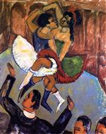 Ernst Ludwig Kirchner  - Bilder Gemälde - Negertanz