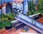Ernst Ludwig Kirchner  - Bilder Gemälde - Railway Overpass