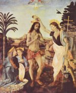 Leonardo da Vinci - paintings - Die Taufe Christi