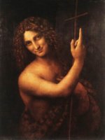 Leonardo da Vinci - paintings - Heiliger Johannes der Taeufer
