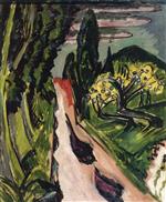 Ernst Ludwig Kirchner  - Bilder Gemälde - Taunus Road
