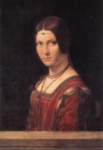 Leonardo da Vinci - paintings - Portraet einer jungen Frau