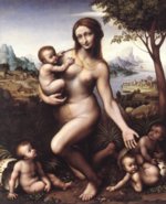 Leonardo da Vinci - Peintures - Leda