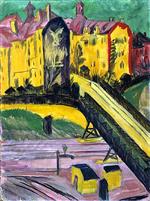 Ernst Ludwig Kirchner  - Bilder Gemälde - View from the Window