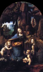 Leonardo da Vinci - paintings - Madonna in der Felsengrotte