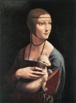 Léonard de Vinci - Peintures - Portrait de Cecilia Gallerani