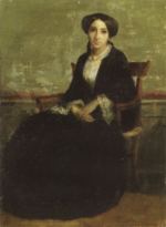 William Bouguereau - paintings - Portrait of Genevieve Bouguereau